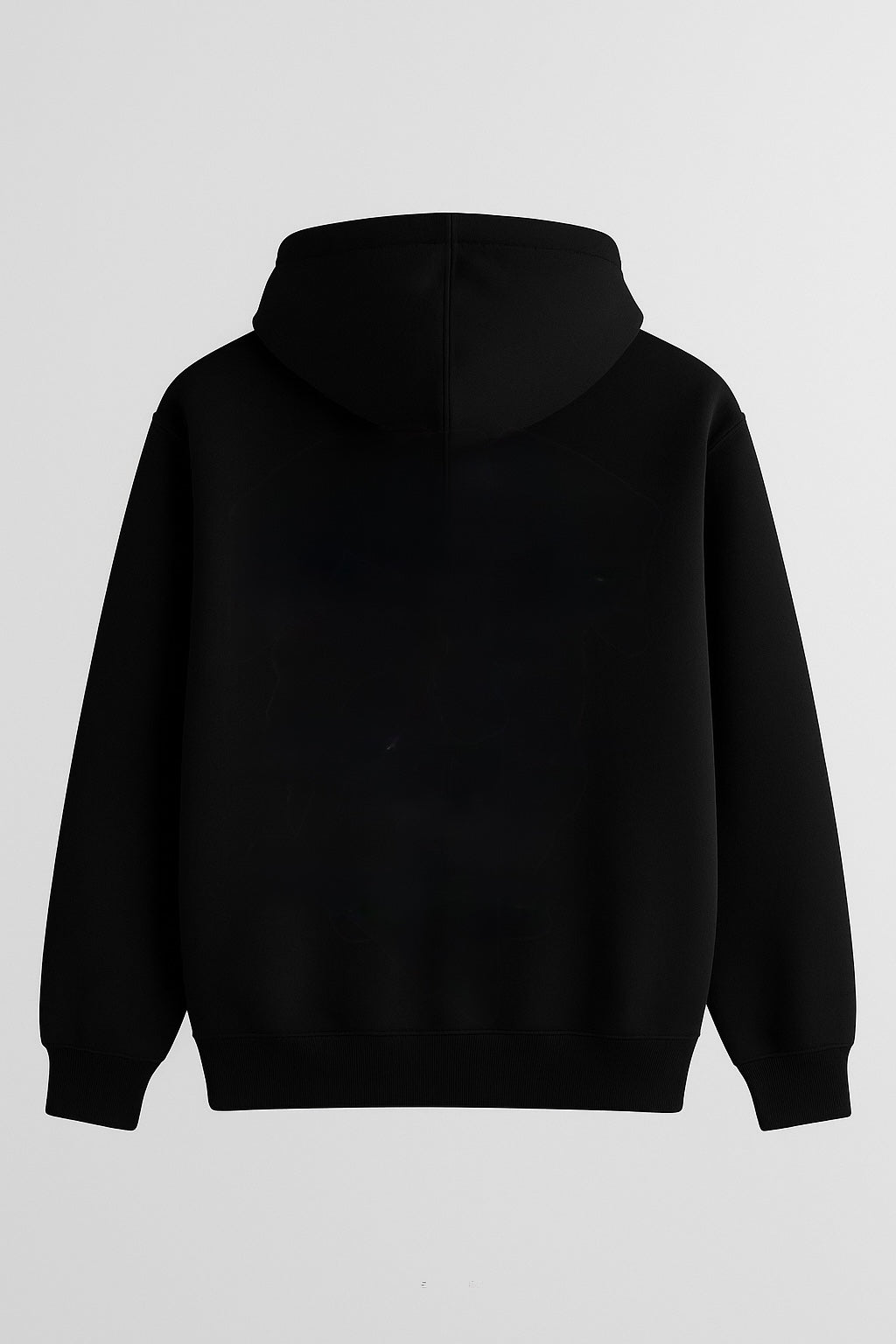 Classic Black Drop Shoulder Hoodie