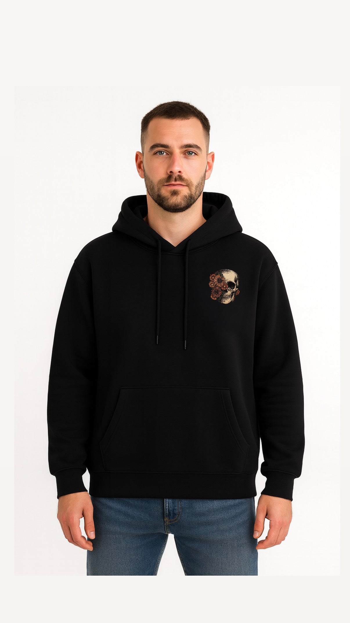 Fatality Skull Drop Shoulder Hoodie
