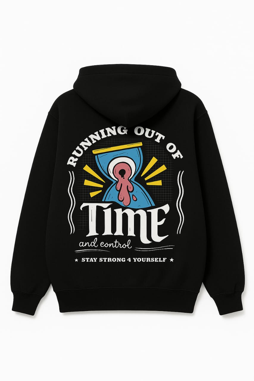 Running Out of Time - Drop-shoulder Hoodie